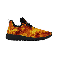 Load image into Gallery viewer, Lightweight Mesh Knit Sneaker - Black
