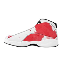 Load image into Gallery viewer, Get That Bag, Basketball Shoes - Red &amp; White
