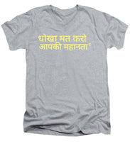 Load image into Gallery viewer, Hindi - Men's V-Neck T-Shirt
