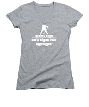 Load image into Gallery viewer, Hockey Fan's - Women's V-Neck
