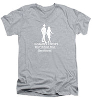 Load image into Gallery viewer, Husband's and Wive's  - Men's V-Neck T-Shirt
