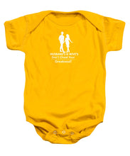Load image into Gallery viewer, Husband's and Wive's  - Baby Onesie
