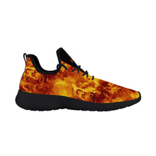Load image into Gallery viewer, Lightweight Mesh Knit Sneaker - Black
