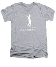 Load image into Gallery viewer, Japanese Men's Golfer - Men's V-Neck T-Shirt
