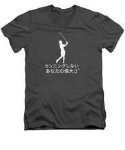 Load image into Gallery viewer, Japanese Women's Golfer - Men's V-Neck T-Shirt
