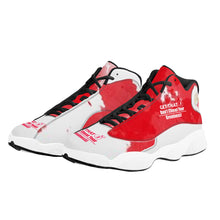 Load image into Gallery viewer, Get That Bag, Basketball Shoes - Red &amp; White
