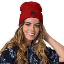 Load image into Gallery viewer, USA Embroidered Beanie
