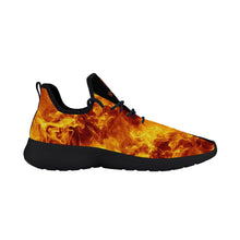 Load image into Gallery viewer, Lightweight Mesh Knit Sneaker - Black
