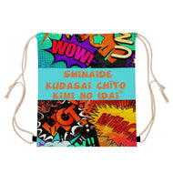 Japanese Shoe Drawstring Bags