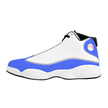 Load image into Gallery viewer, Get That Bag, Basketball Shoes - Blue &amp; White
