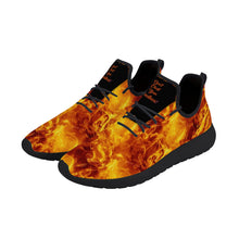 Load image into Gallery viewer, Lightweight Mesh Knit Sneaker - Black
