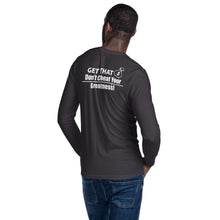 Load image into Gallery viewer, Don't Cheat Your Greatness, Get That Bag,  Embroidered Sleeve Fitted Crew
