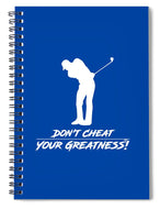 Men's Golfer - Spiral Notebook