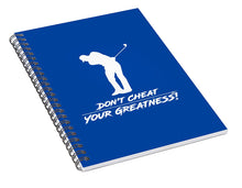 Load image into Gallery viewer, Men's Golfer - Spiral Notebook
