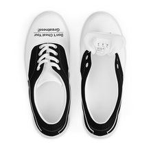 Load image into Gallery viewer, Don't Cheat Your Greatness, Men ’s lace-up canvas shoes
