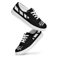 Load image into Gallery viewer, Don't Cheat Your Greatness, Get That Bag,  Men’s lace-up canvas shoes
