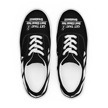 Load image into Gallery viewer, Don't Cheat Your Greatness, Get That Bag,  Men’s lace-up canvas shoes

