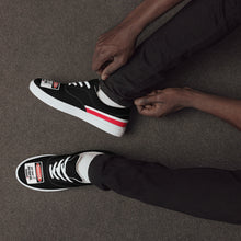 Load image into Gallery viewer, Warning, Dangerous, Men’s lace-up canvas shoes
