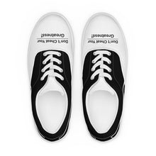 Load image into Gallery viewer, Don't Cheat Your Greatness, Men ’s lace-up canvas shoes
