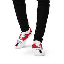 Load image into Gallery viewer, Don't Cheat Your Greatness Men’s lace-up canvas shoes
