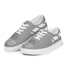 Load image into Gallery viewer, Racing Fan's Men’s lace-up canvas shoes
