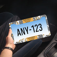 Load image into Gallery viewer, Black People Customized License Plate Frames
