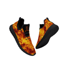 Load image into Gallery viewer, Lightweight Mesh Knit Sneaker - Black
