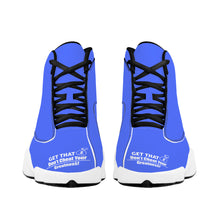 Load image into Gallery viewer, Get That Bag, Basketball Shoes - Blue &amp; White
