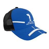 Golfers Brim Mesh Baseball Cap
