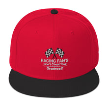 Load image into Gallery viewer, Racing Fan's Snapback Hat
