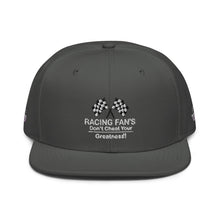 Load image into Gallery viewer, Racing Fan's Snapback Hat
