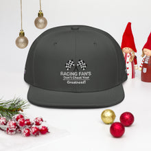 Load image into Gallery viewer, Racing Fan's Snapback Hat
