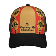 Espanol Paneled Brim Mesh Baseball Cap