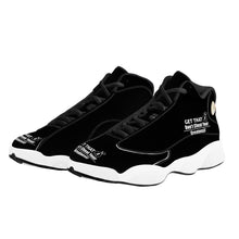 Load image into Gallery viewer, Get That Bag, Basketball Shoes - Black &amp;White
