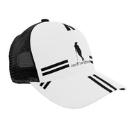 Hebrew Womens Golfers Brim Mesh Baseball Cap