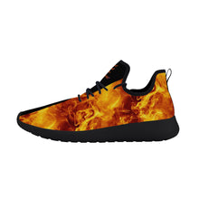 Load image into Gallery viewer, Lightweight Mesh Knit Sneaker - Black
