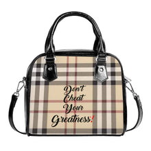 Load image into Gallery viewer, Don't Cheat Your Greatness, Shoulder Handbag
