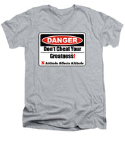 Load image into Gallery viewer, Warning Dangerous  - Men's V-Neck T-Shirt
