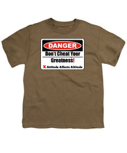 Load image into Gallery viewer, Warning Dangerous  - Youth T-Shirt
