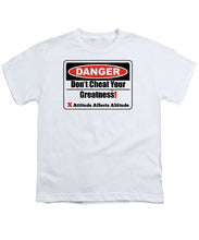 Load image into Gallery viewer, Warning Dangerous  - Youth T-Shirt
