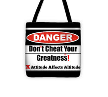 Load image into Gallery viewer, Warning Dangerous  - Tote Bag
