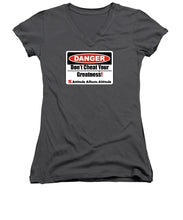 Load image into Gallery viewer, Warning Dangerous  - Women's V-Neck
