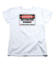 Load image into Gallery viewer, Warning Dangerous  - Women's T-Shirt (Standard Fit)
