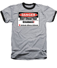 Load image into Gallery viewer, Warning Dangerous  - Baseball T-Shirt
