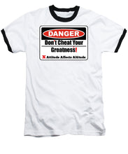 Load image into Gallery viewer, Warning Dangerous  - Baseball T-Shirt
