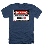 Load image into Gallery viewer, Warning Dangerous  - Heathers T-Shirt
