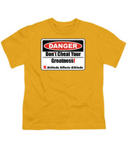 Load image into Gallery viewer, Warning Dangerous  - Youth T-Shirt
