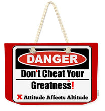 Load image into Gallery viewer, Warning Dangerous  - Weekender Tote Bag
