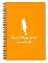 Load image into Gallery viewer, Women's Golfer - Spiral Notebook

