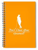 Women's Golfer - Spiral Notebook